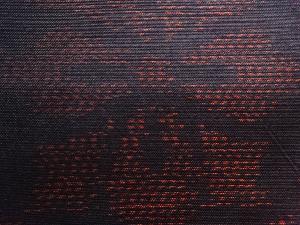 アンティーク　花亀甲模様織り出し本場泥大島紬着物